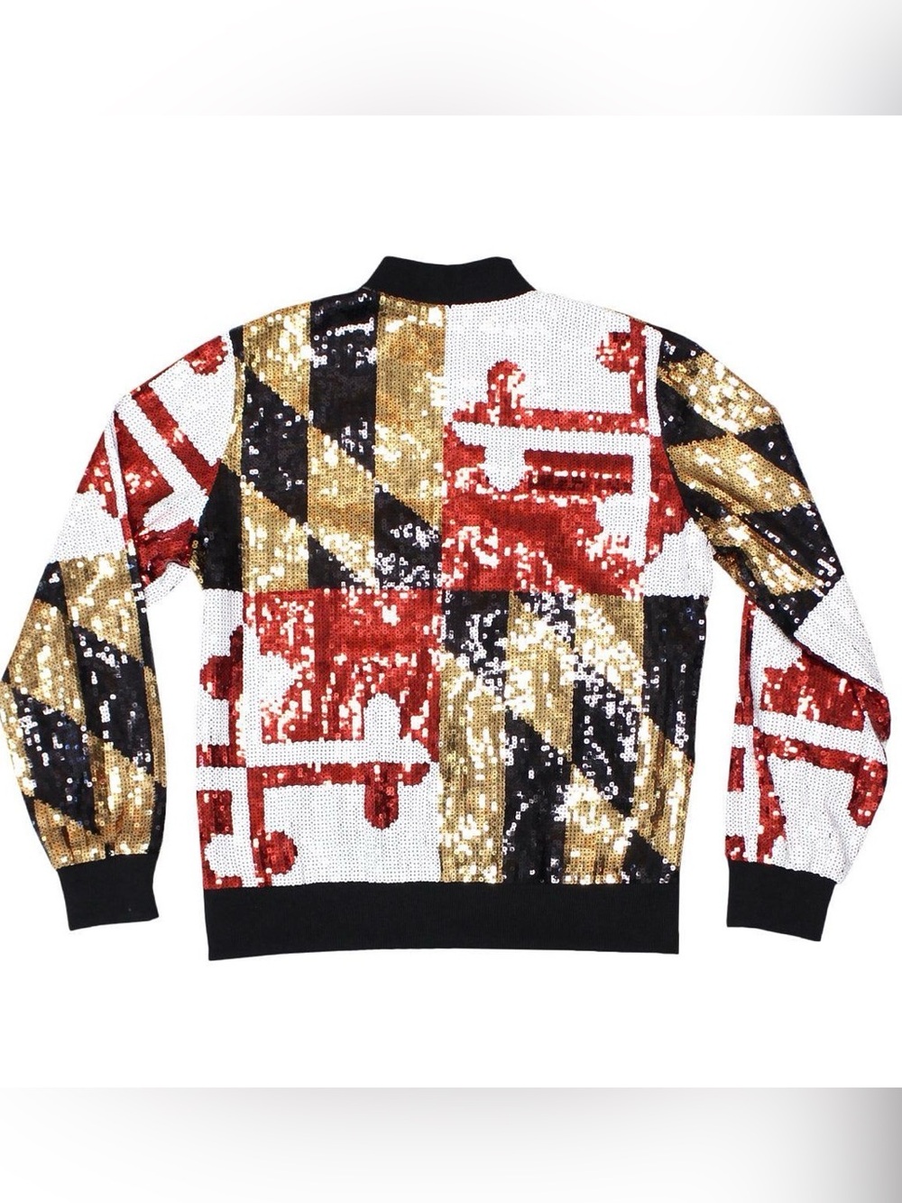 Maryland Flag sequin jacket - Picture 2 of 6